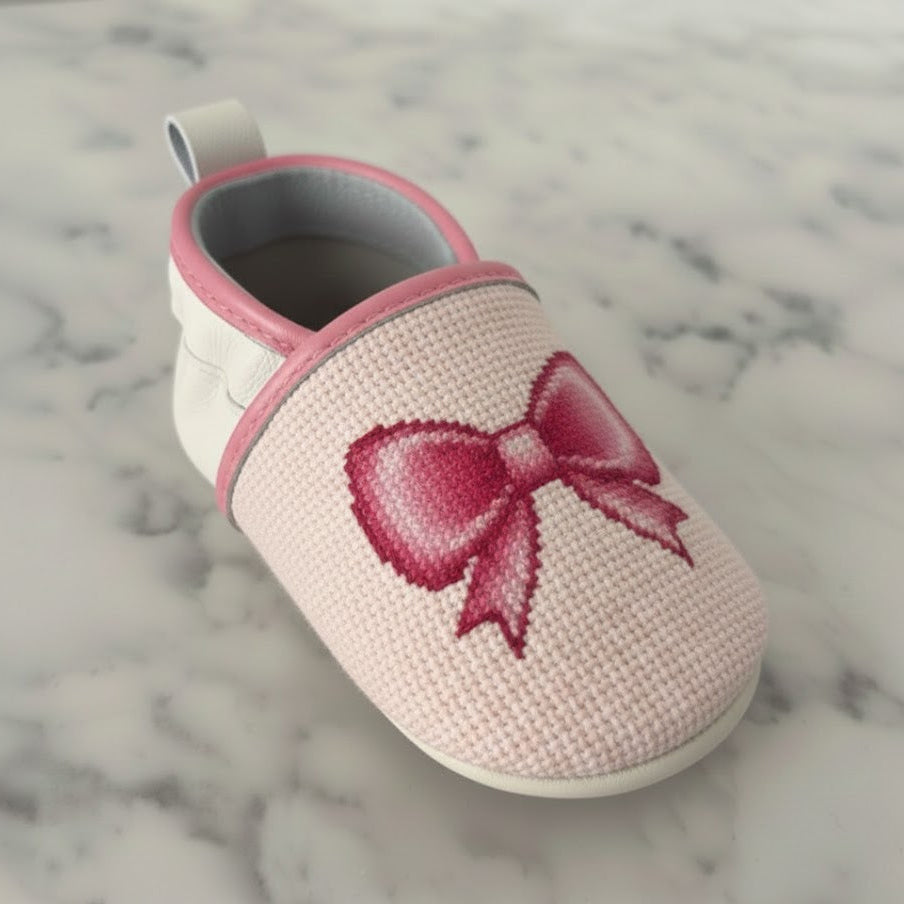 Pink Bow Bootie