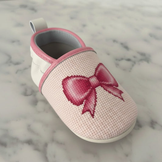 Pink Bow Bootie